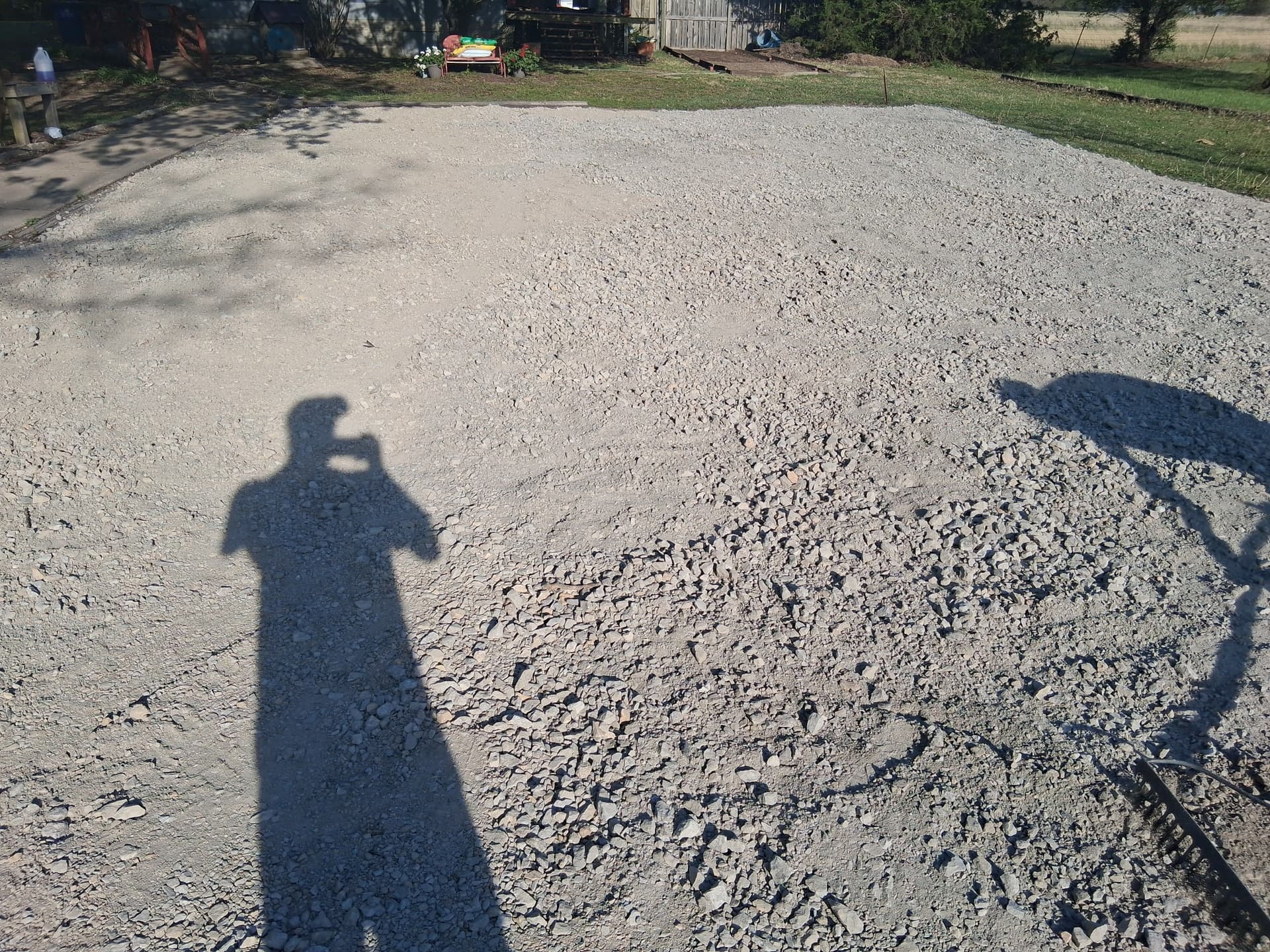 23 Tons of Fresh Gravel Spread and Another Happy Customer image
